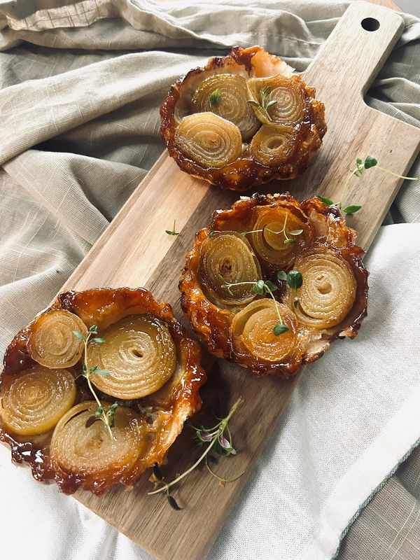 Tarte Tatin with Caramelized Onions
