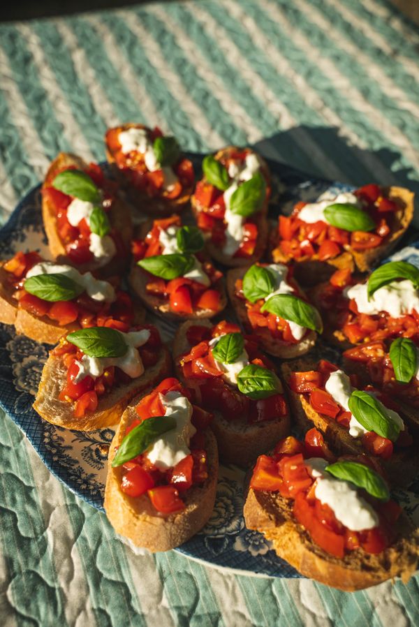 Bruschetta with Burrata