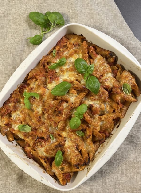 Gratinated Pasta with Salsiccia