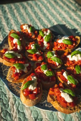 Bruschetta with Burrata