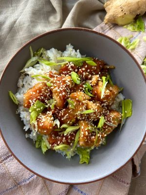 Sticky Sesame Chicken